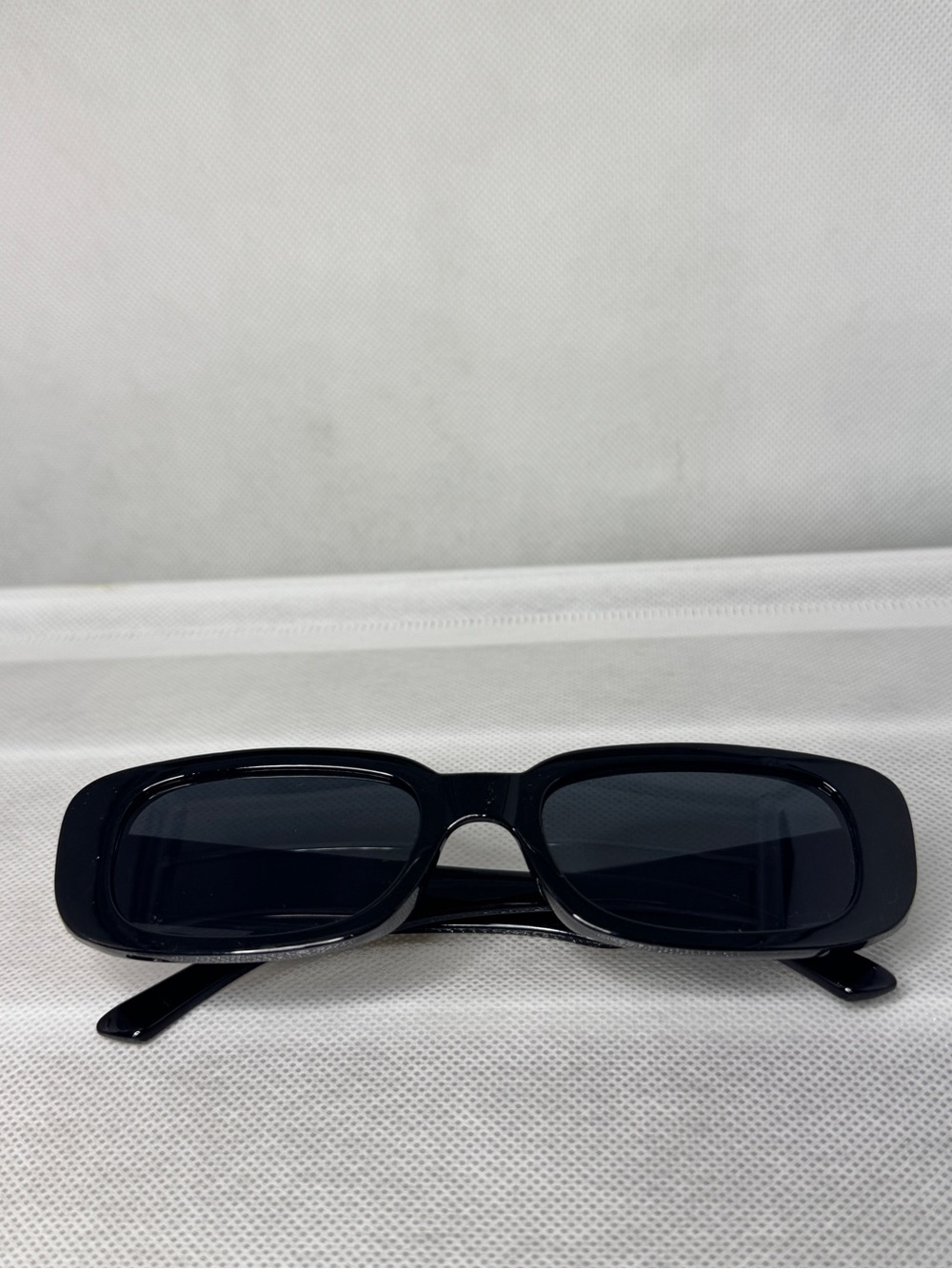 Classic Black Wedding Sunglasses Retro Rectangle